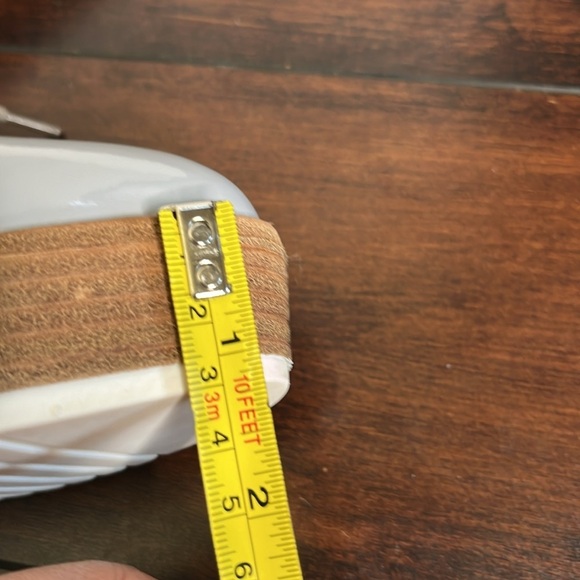 Janet Sport Patent Leather Lace Up Sneakers Shoes Wedge Chunky Platform size 3… - Picture 10 of 12